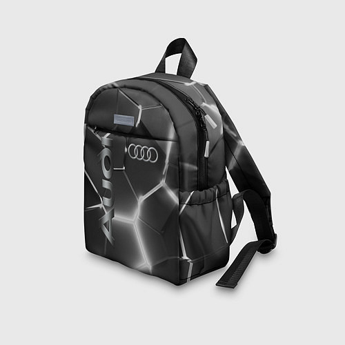 Детский рюкзак AUDI GREY 3D ПЛИТЫ / 3D-принт – фото 3