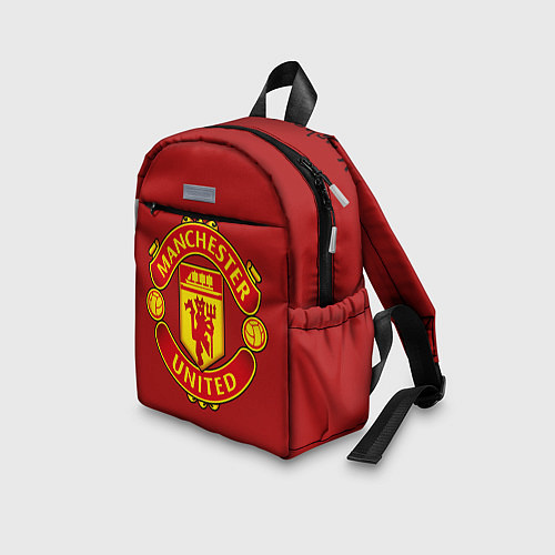 Детский рюкзак Manchester United F C / 3D-принт – фото 3
