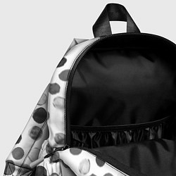 Детский рюкзак Кружочки на белом фоне, цвет: 3D-принт — фото 2