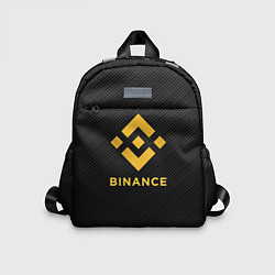 Детский рюкзак БИНАНС ЛОГО CARBON BINANCE LOGO, цвет: 3D-принт