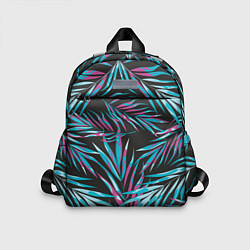 Детский рюкзак Листья Пальм Неон, цвет: 3D-принт