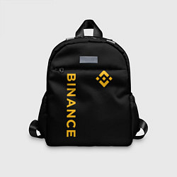 Детский рюкзак БИНАНС ЛОГО КАРБОН BINANCE LOGO, цвет: 3D-принт