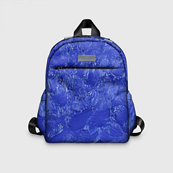 Детский рюкзак Синие мазки, цвет: 3D-принт