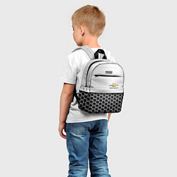 Детский рюкзак Шевроле Стальная решетка, цвет: 3D-принт — фото 2