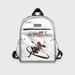 Детский рюкзак Атака Микаса с брызгами - Атака на титанов, цвет: 3D-принт