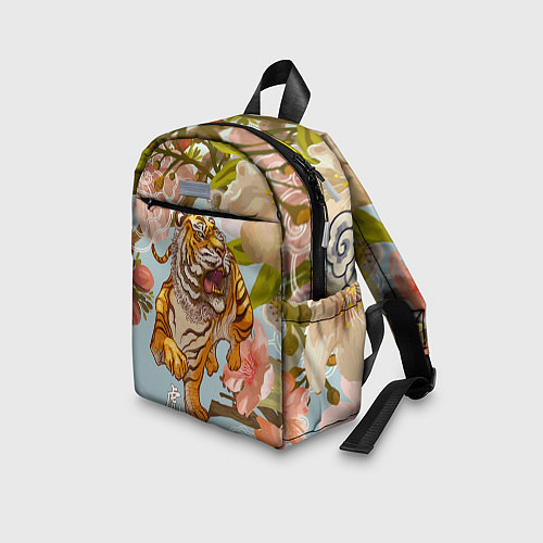 Детский рюкзак Китайский тигр Символ 2022 года / 3D-принт – фото 3