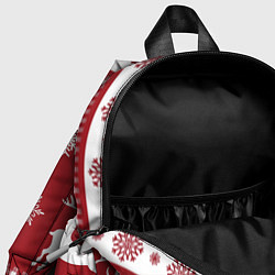 Детский рюкзак Узор с оленями, цвет: 3D-принт — фото 2