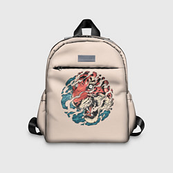 Детский рюкзак Тора Японский тигр, цвет: 3D-принт