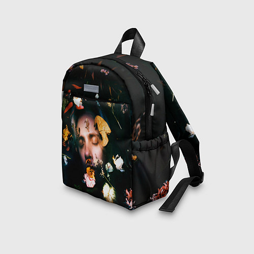 Детский рюкзак Рома в цветах / 3D-принт – фото 3