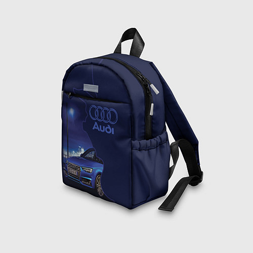Детский рюкзак AUDI лого / 3D-принт – фото 3