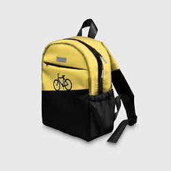 Детский рюкзак Бегущий за велосипедом, цвет: 3D-принт — фото 2