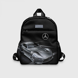Детский рюкзак Mercedes-Benz motorsport black, цвет: 3D-принт