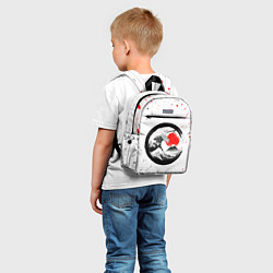 Детский рюкзак САКУРА, КРАСНОЕ СОЛНЦЕ ЯПОНИИ, ФУДЗИЯМА, цвет: 3D-принт — фото 2