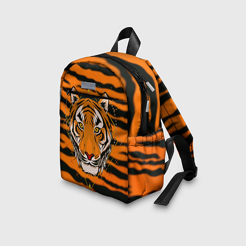 Детский рюкзак Тигр настоящий хищник / 3D-принт – фото 3
