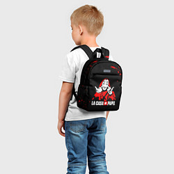 Детский рюкзак БУМАЖНЫЙ ДОМ F*CK THE SYSTEM, цвет: 3D-принт — фото 2