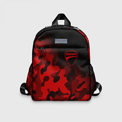 Детский рюкзак DUCATY RED MILITARY ДУКАТИ МИЛИТАРИ, цвет: 3D-принт