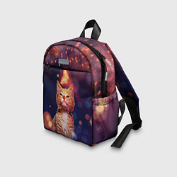 Детский рюкзак РЫЖИЙ КОТ И БАБОЧКА, цвет: 3D-принт — фото 2