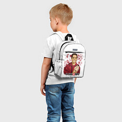 Детский рюкзак ГРАБИТЕЛЬ БУМАЖНЫЙ ДОМ - LA CASA DE PAPEL, цвет: 3D-принт — фото 2