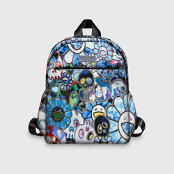 Детский рюкзак Буйство синих, цвет: 3D-принт
