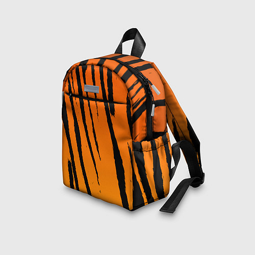 Детский рюкзак Шкура тигра диагональ / 3D-принт – фото 3