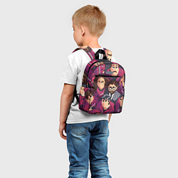Детский рюкзак БУМАЖНЫЙ ДОМ ПИКСЕЛИ LA CASA DE PAPEL, цвет: 3D-принт — фото 2