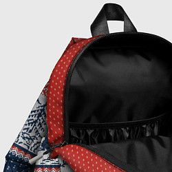 Детский рюкзак НОВОГОДНИЙ УЗОР, цвет: 3D-принт — фото 2