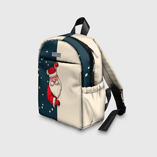 Детский рюкзак Happy New Year Дед Мороз / 3D-принт – фото 3
