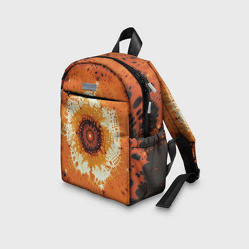 Детский рюкзак Оранжевый взрыв - коллекция Путешествие - Хуф и Ся / 3D-принт – фото 3
