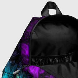 Детский рюкзак GENSHIN IMPACT ГЕРОИНИ В НЕОНОВОМ ОГНЕ NEON FIRE, цвет: 3D-принт — фото 2