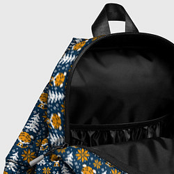 Детский рюкзак Вязаный тигренок, цвет: 3D-принт — фото 2