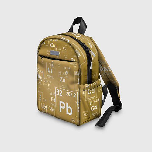 Детский рюкзак Pb - таблица Менделеева / 3D-принт – фото 3