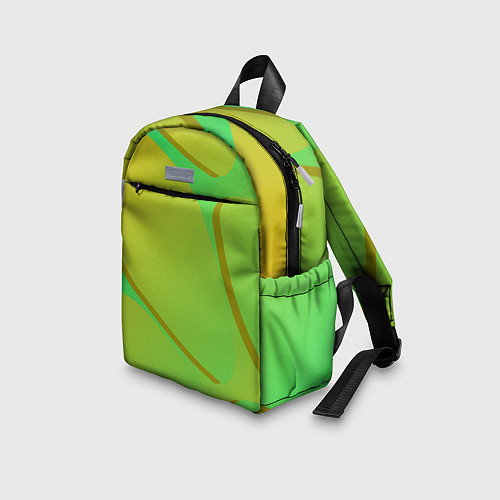 Детский рюкзак Градиентная абстракция / 3D-принт – фото 3