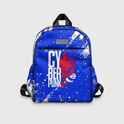 Детский рюкзак Cyberpunk 2077 - Новогодний, цвет: 3D-принт