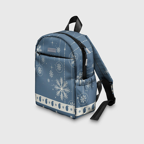 Детский рюкзак Капелька новогоднего настроения / 3D-принт – фото 3