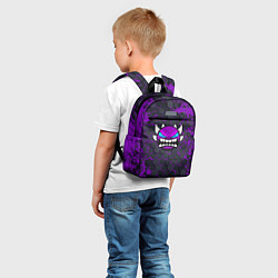 Детский рюкзак Geometry Dash соты, цвет: 3D-принт — фото 2