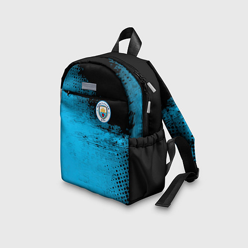 Детский рюкзак Manchester City голубая форма / 3D-принт – фото 3