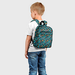 Детский рюкзак Рыболовные Воблеры, цвет: 3D-принт — фото 2