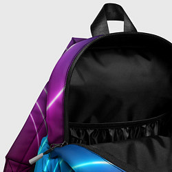 Детский рюкзак Арка неонового света full version, цвет: 3D-принт — фото 2