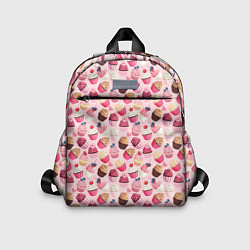 Детский рюкзак Пирожные с Ягодами, цвет: 3D-принт