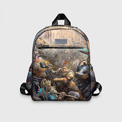 Детский рюкзак Битва Рыцарского ордена Империи, цвет: 3D-принт