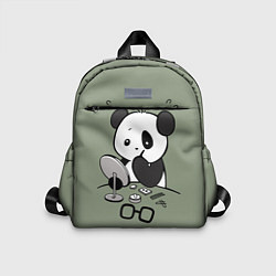 Детский рюкзак Панда красит глаза, цвет: 3D-принт