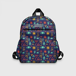 Детский рюкзак Индейский узор Майя, цвет: 3D-принт