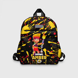 Детский рюкзак BRAWL STARS AMBER С ФАКЕЛОМ, цвет: 3D-принт