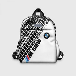 Детский рюкзак BMW следы шин, цвет: 3D-принт