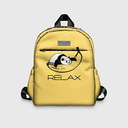 Детский рюкзак Relax - панда на банане, цвет: 3D-принт