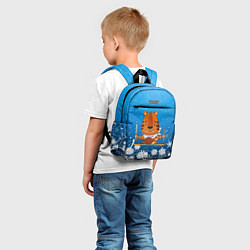 Детский рюкзак Тигр Праздничный стол, цвет: 3D-принт — фото 2
