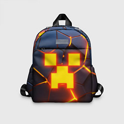 Детский рюкзак ОГНЕННЫЙ КРИПЕР 3D ПЛИТЫ FIRE CREEPER, цвет: 3D-принт