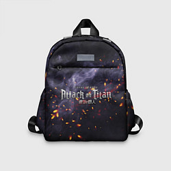 Детский рюкзак Attack on Titan Туман войны, цвет: 3D-принт