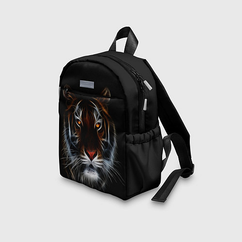 Детский рюкзак Тигр в Темноте Глаза Зверя / 3D-принт – фото 3