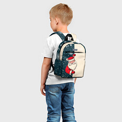 Детский рюкзак ДОЛГОЖДАННЫЙ ДЕД МОРОЗ 2022, цвет: 3D-принт — фото 2